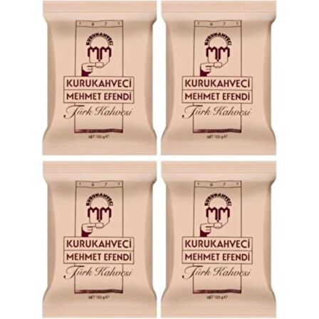 Kuru Kahveci Mehmet Efendi Türk Kahvesi 100 gr x 4