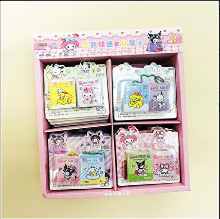 Kuromi Melodi HEllo Kitty 2li Mini Not Defteri