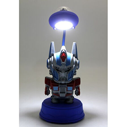 Transformers Masa Üstü Lamba USB Şarjlı Optimus Prime Model