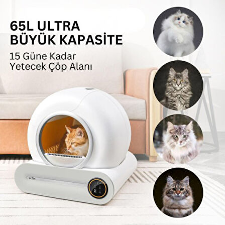 Akıllı Otomatik Kedi Tuvaleti