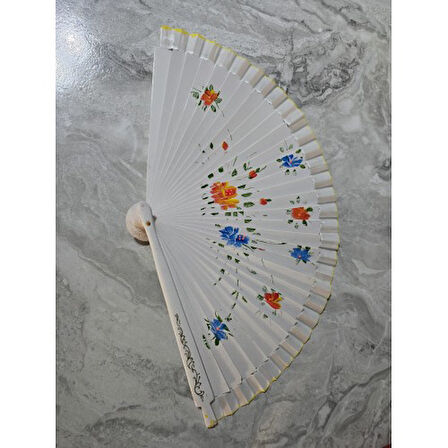 Bambu Çift Taraflı Yelpaze 12'li Paket