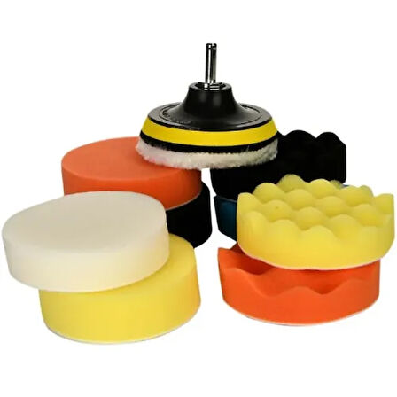 Oto Pasta Cila Polisaj Sünger Seti 11 Parça