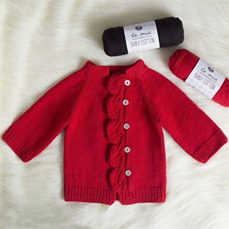 La Mia Baby Cotton Açık Gri El Örgü İpi - L047 - 33624