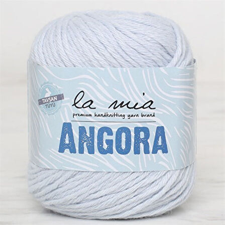 La Mia Angora Buz Mavi El Örgü İpi - L128 - 34214