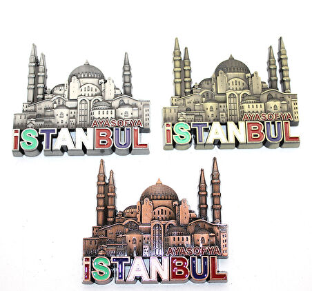 İstanbul Temalı Metal Magnet Alk3342