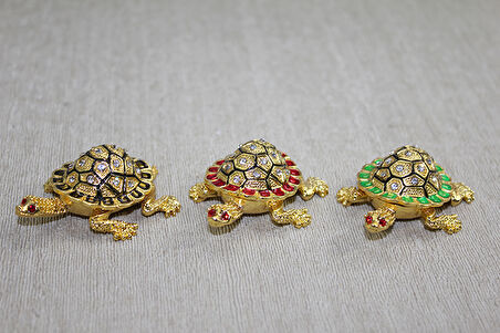 Swaroski Minik Kaplumbağa Figürü Alk3867