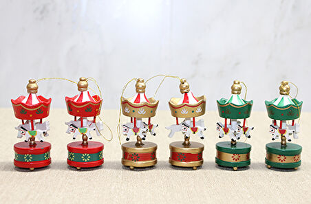 Ahşap 6'Lı Dekoratif Atlı Karınca Alk4395