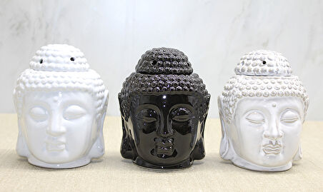 Seramik Buda Büstü Buhurdanlık Alk4447