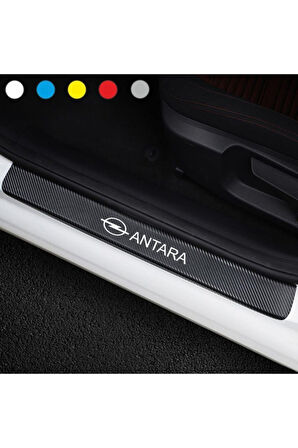 Opel Antara İçin özel yeni uyumlu Aksesuar Oto Kapı Eşiği özel yeni sticker Karbon 4 Adet