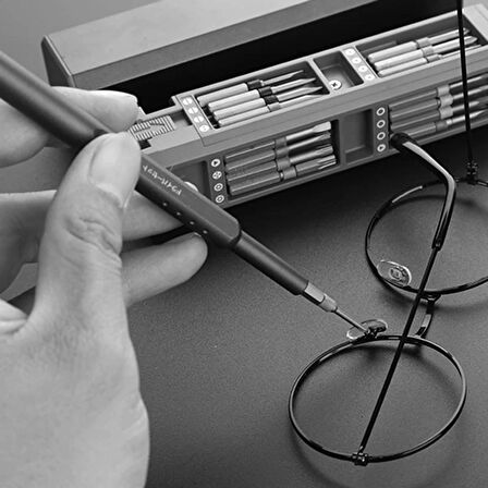 46 Parça Hassas Manyetik Tornavida Telefon PC Elektronik Cihaz Tamir Kiti Çoklu Uç Araç tamir Seti