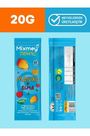 Tropik Jelimey + Meyve Bar Paketi 18’li | Vegan, Glutensiz Sağlıklı Atıştırmalık