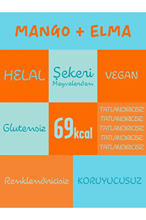 Mixmey Tropik Sever 12 Adet | Vegan Ve Glutensiz Tropik Sağlıklı Atıştırmalık - 20 gr X 12 Adet