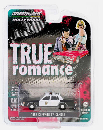 Greenlight 1:64 1986 Chevrolet Caprice – True Romance (Hollywood Series 41) Model Araç 