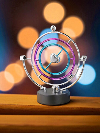 Manyetik Newton Sarkaç Oyuncağı – Sürekli Hareketli Kinetik Masaüstü Dekor