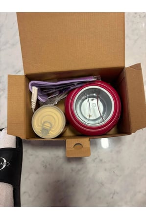 Konserve sir ağda ısıtıcı set