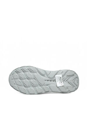 VOLİS TRİKO Siyah-Gri Memory Foam Taban Bağcıksız Erkek Yürüyüş Ayakkabı