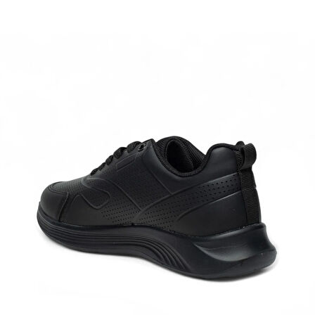 VOLİS SİYAH Memory Foam Taban Günlük Bağcıklı Erkek Sneaker Ayakkabı (36-45)