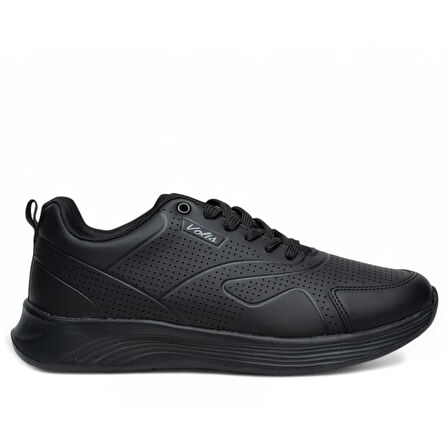 VOLİS SİYAH Memory Foam Taban Günlük Bağcıklı Erkek Sneaker Ayakkabı (36-45)