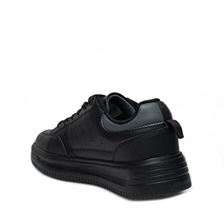 VOLİS SİYAH Memory Foam Taban Günlük Bağcıklı Erkek Sneaker Ayakkabı