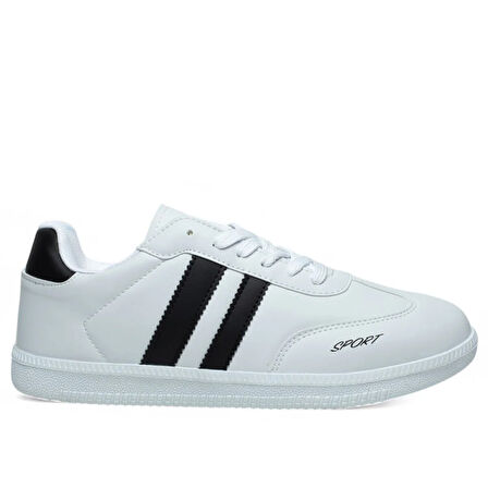 VOLİS BEYAZ Memory Foam Taban Günlük Bağcıklı Erkek Sneaker Ayakkabı