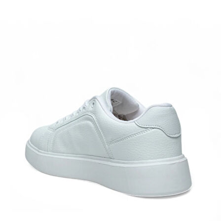 VOLİS Beyaz Memory Foam Taban Günlük Bağcıklı Erkek Sneaker Ayakkabı