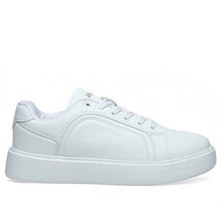VOLİS Beyaz Memory Foam Taban Günlük Bağcıklı Erkek Sneaker Ayakkabı