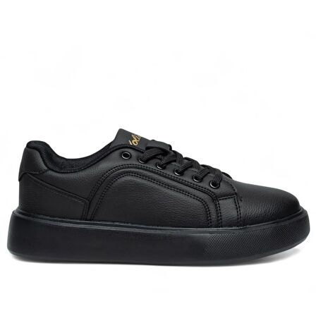 VOLİS SİYAH Memory Foam Taban Günlük Bağcıklı Erkek Sneaker Ayakkabı