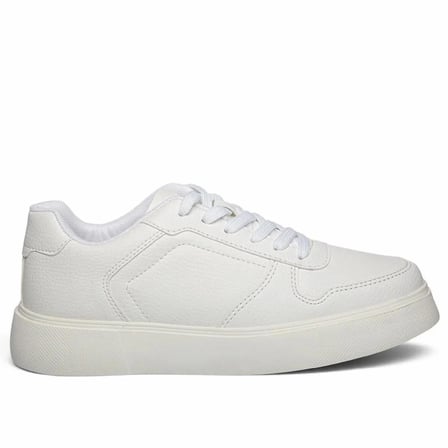 Volis M-26549 Beyaz Bağcıklı Memory Foam Taban Günlük Erkek Spor Ayakkabı