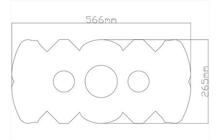 Motifpiyer Tavan Spot Göbek Tsg-51-26Cmx56Xmx4,5Cm