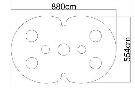 Motifpiyer Tavan Spot Göbek Tsg-54-90xCmx56Cmx4.5Cm