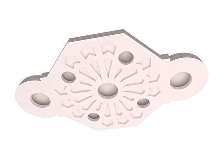 Motifpiyer Tavan Led Spotlu Göbeği-03-55x95cm-sekizgen