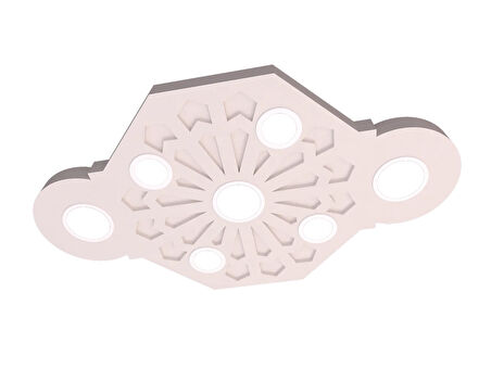 Motifpiyer Tavan Led Spotlu Göbeği-03-55x95cm-sekizgen