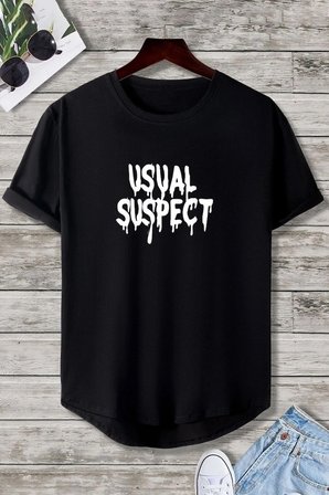 Unisex Suspect Tasarım Tshirt