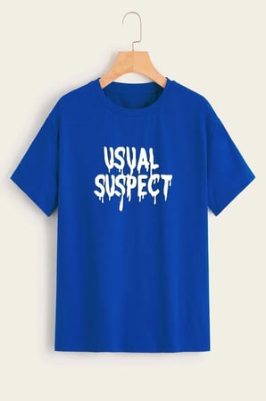 Unisex Suspect Tasarım Tshirt