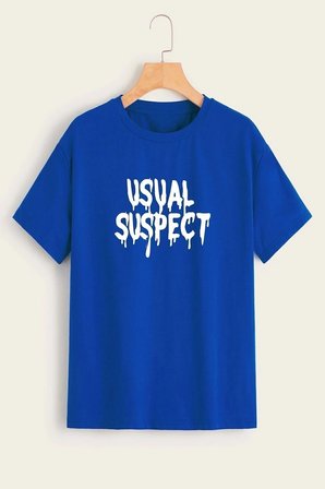 Unisex Suspect Tasarım Tshirt