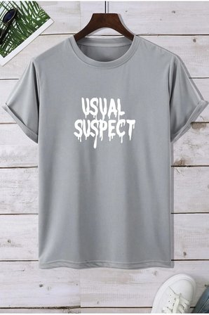 Unisex Suspect Tasarım Tshirt