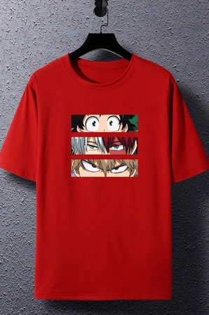 Unisex Ken Kaneki Baskılı T-shirt