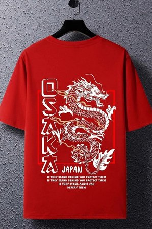 Unisex Osaka Baskılı T-shirt