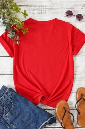 Unisex White Angel Baskılı T-Shirt