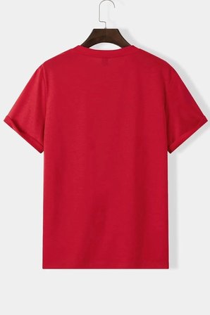Unisex Astronot Baskılı T-shirt