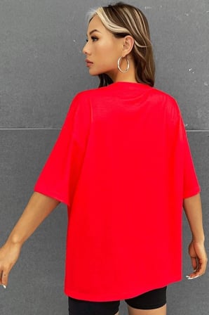Unisex Houston Baskılı T-shirt