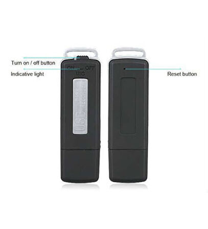 USB Disk Ses Kayıt Cihaz 16 Gb