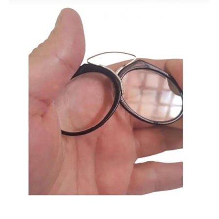 Burun Üstü Mini Sapsız 1x Gözlük Büyüteç