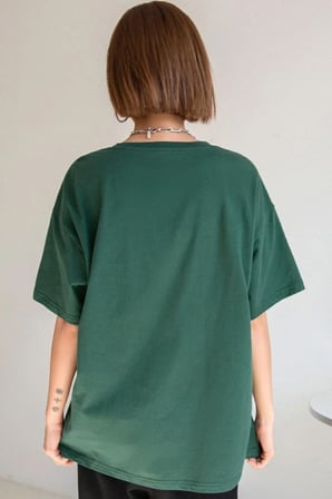 Unisex Montain Baskılı T-shirt