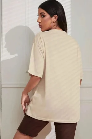 Unisex Tasmania Baskılı T-shirt