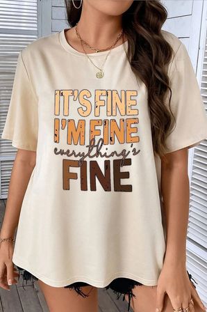 Unisex Fine Baskılı T-shirt