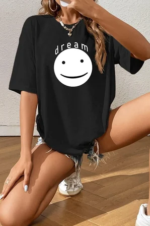 Unisex Dream Baskılı T-shirt