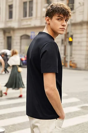 Unisex Man Baskılı T-shirt
