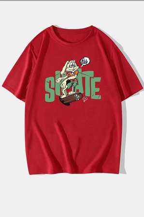 Unisex All Day Rabbit Tasarım Tshirt