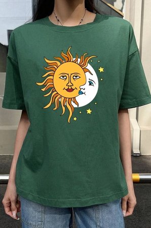 Unisex Larks' Tongues In Aspic Baskılı T-shirt